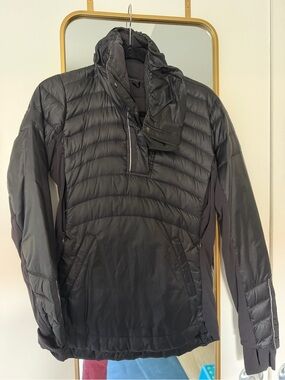 lululemon athletica Black Quilted Pullover Puffer Jacket